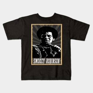 80s Style Smokey Robinson Kids T-Shirt